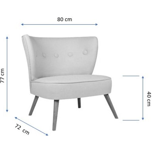 Bienville - Purple Purple Wing Chair slika 8