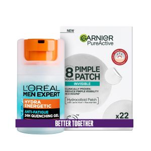 Garnier PureActive flasteri + Men Expert Hydra gel