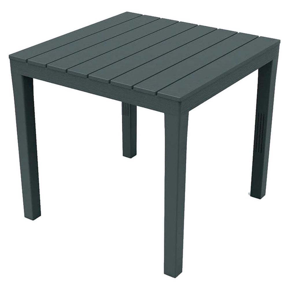 Stol Bali antracit 78x78x72 cm slika 1