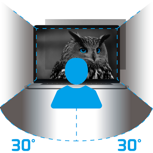 Natec  NFP-1475OWL, Privacy Filter for 15.6" Screen, 16:9, 344,7 x 194 mm slika 2