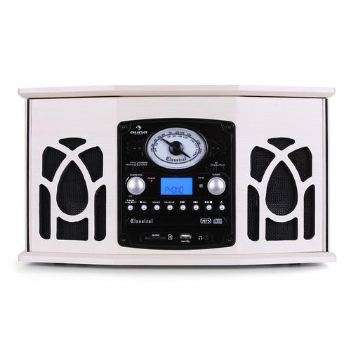 Auna NR-620 Retro gramofon CD MP3 USB SD Kasetofon Radio slika 13