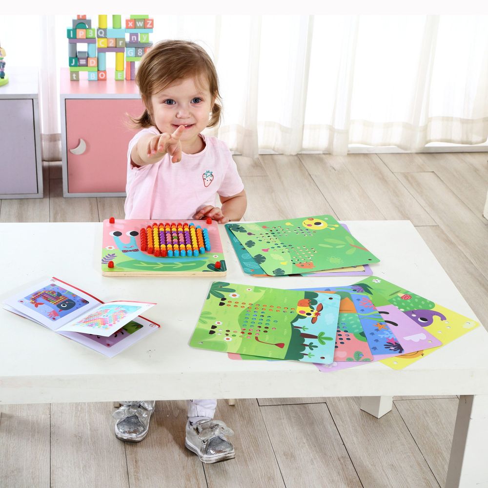 Tooky igračka slagalica s pribadačama i pribadačama slika 9