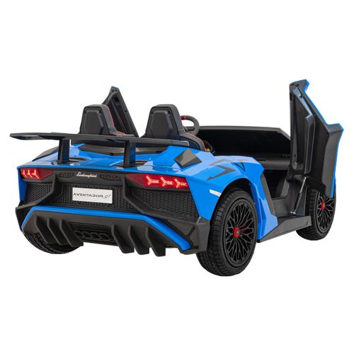 Licencirani auto na akumulator Lamborghini Aventador SV STRONG - dvosjed - plavi slika 9