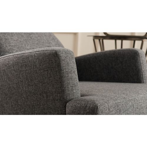 Atelier Del Sofa Fotelja, Tamno siva, Kana Bergere - Dark Grey slika 3