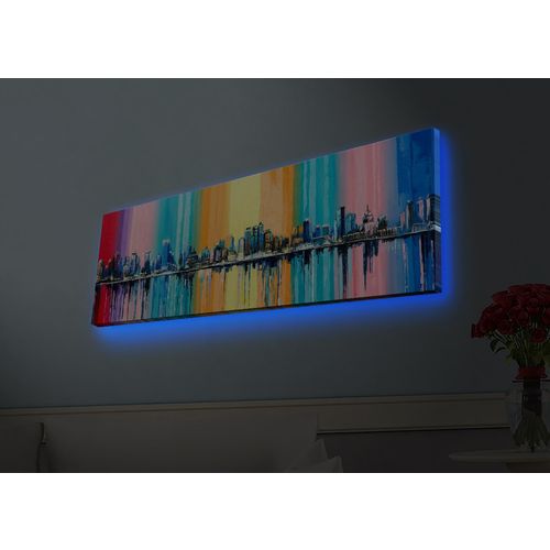 Wallity Slika dekorativna platno sa LED rasvjetom, 3090HDACT-004 slika 1