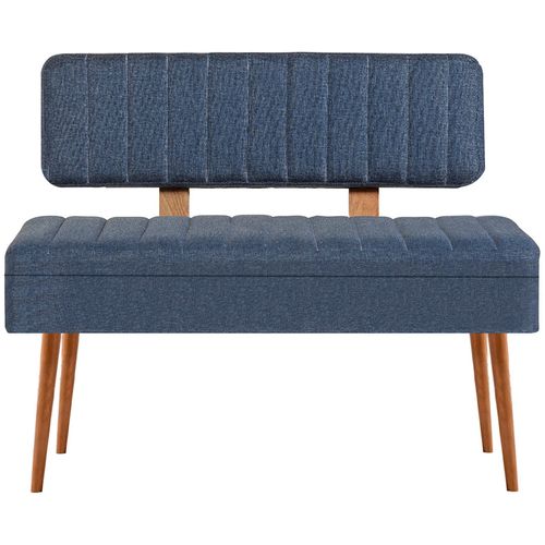 Woody Fashion Set stola i stolica (5 komada), Vina 1048 - 4 - Atlantic, Dark Blue slika 10