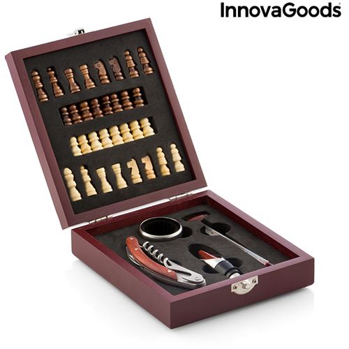 InnovaGoods set za vino i šah 2/1 15x5x17cm slika 1