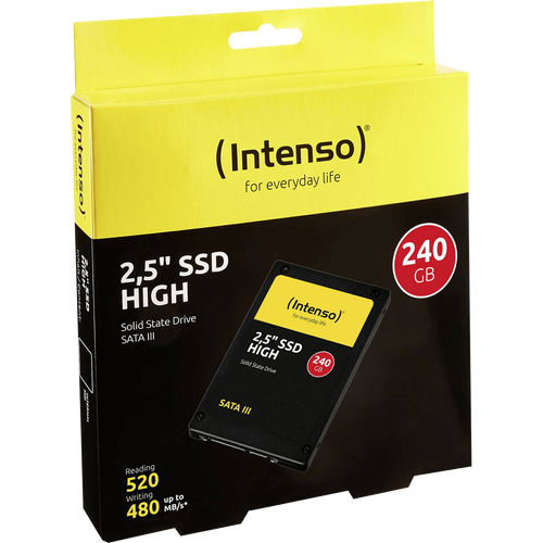 (Intenso) SSD Disk 2.5", kapacitet 240GB, SATA III High - SSD-SATA3-240GB/High slika 1