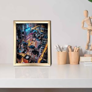 ACT-043 Multicolor Decorative Framed MDF Painting