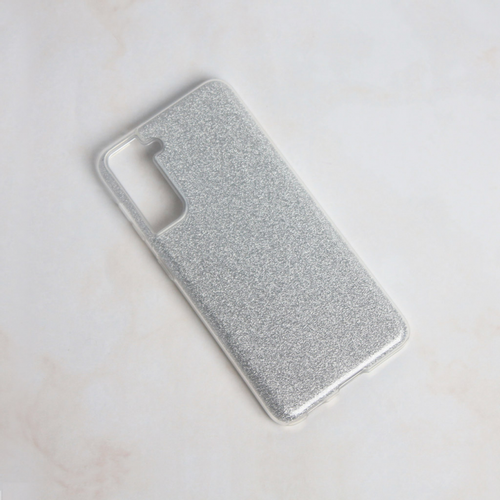 Torbica Crystal Dust za Samsung G991B Galaxy S21 srebrna slika 1