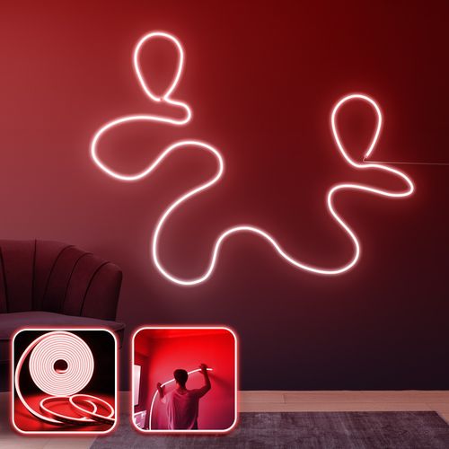 Journey - XL - Red Red Decorative Wall Led Lighting slika 1