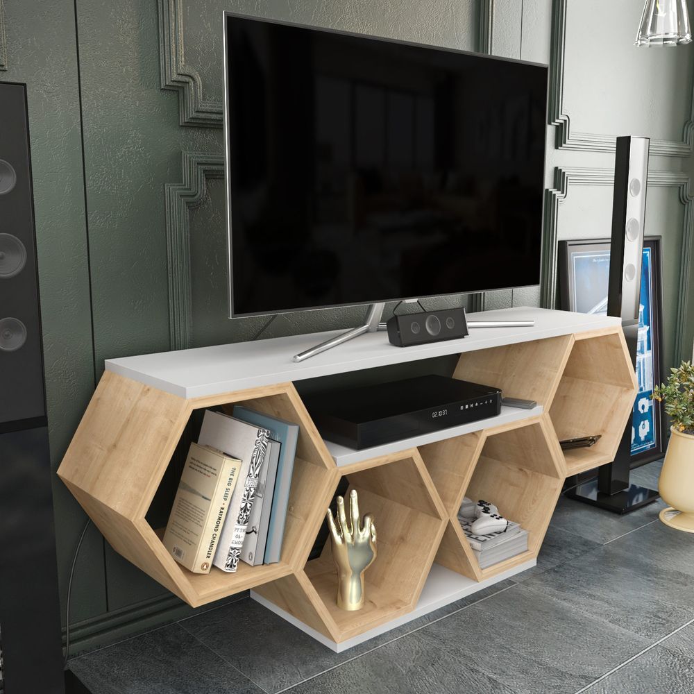 Sonomo TV Stalak - Bijeli slika 3