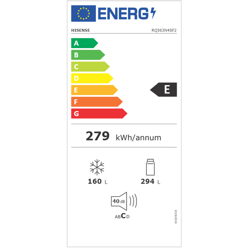 Hisense kombinirani hladnjak RQ563N4SF2 slika 4