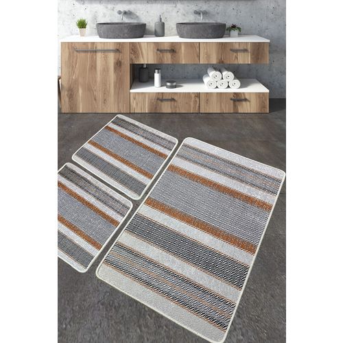 Benver Multicolor Bathmat Set (3 Pieces) slika 1