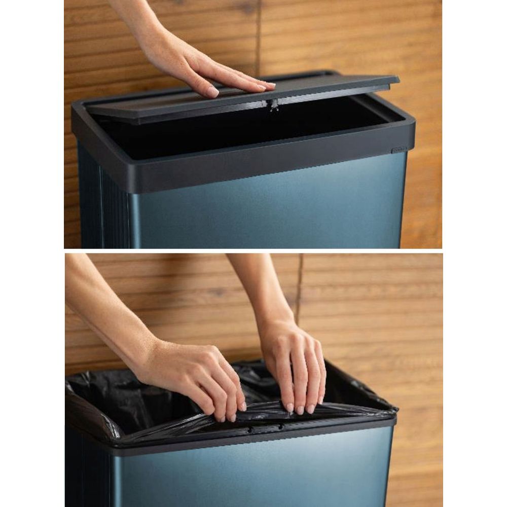Curver kanta za otpatke 54L plava-nogice VERTO slika 4