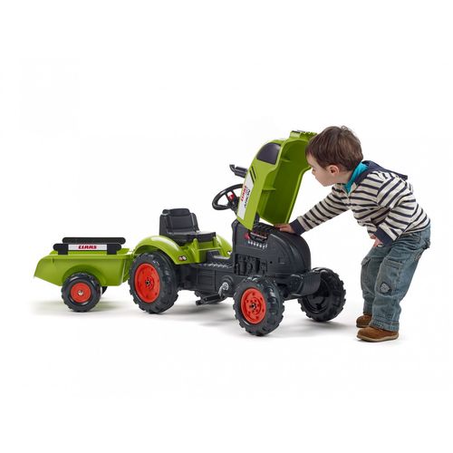 Falk Traktor Za Decu Sa Prikolicom Claas slika 5
