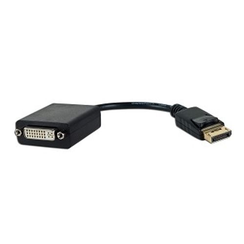 FAST ASIA Adapter - konvertor DisplayPort (M) to DVI-I (F) crni slika 1