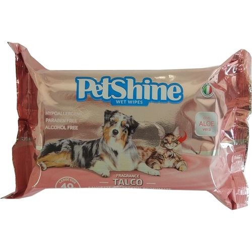 Petshine Talco Vlažne Maramice 40 kom. slika 1