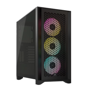 Corsair kućište iCUE 4000D RGB Airflow Black Tempered Glass Mid-Tower