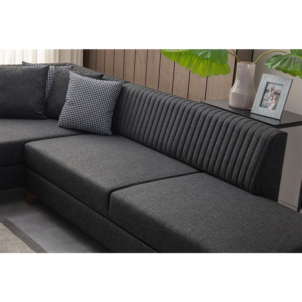 Ugaona Sofa West Desna - boja: antracit slika 4