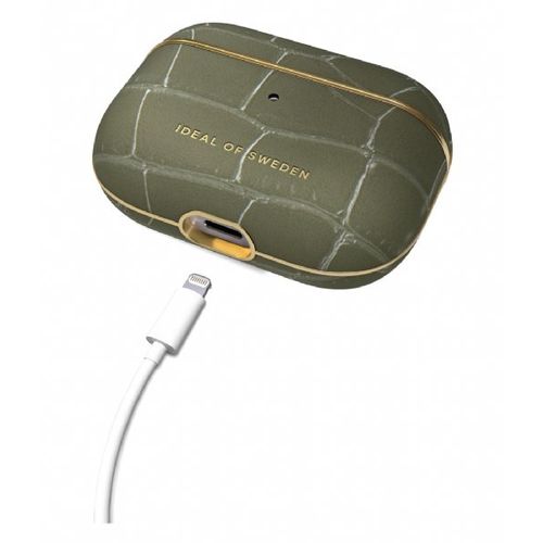 iDeal of Sweden Maskica AT - AirPods 1st & 2nd Generation - Khaki Croco slika 1