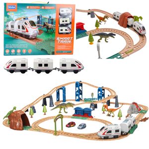 Električni interaktivni vagoni Tunel Vulkan Dinosauri 95 cm