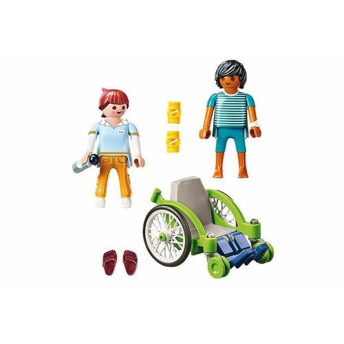 Playset Playmobil City Life Patient in Wheelchair 20 Dijelovi slika 3