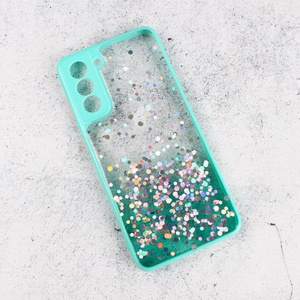 Maska Frame Glitter za Samsung G991B Galaxy S21 mint