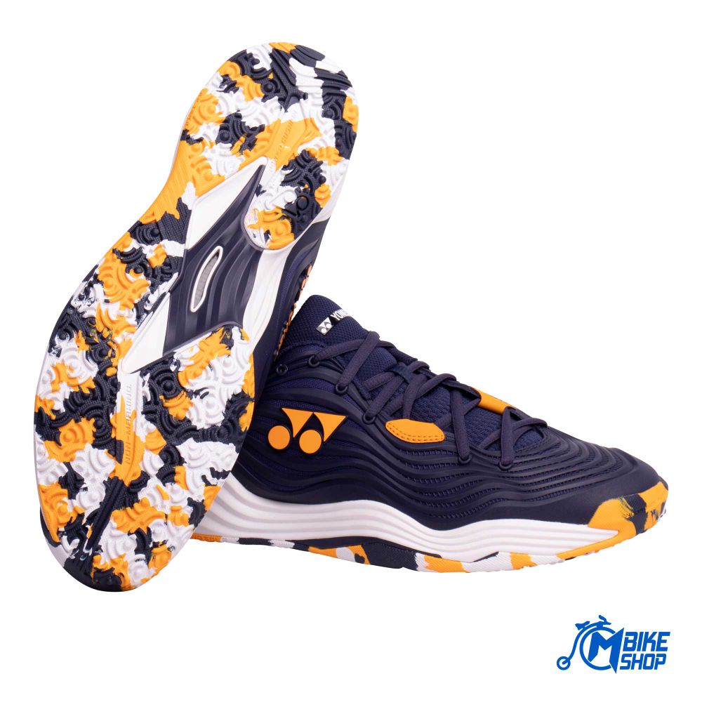 Yonex Muške patike za tenis Fusionrev 5 CL, Navy/Orange slika 6