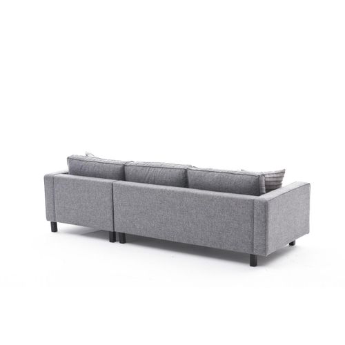 Atelier Del Sofa Kutna garnitura, Sivo, Kale Linen Right - Grey slika 6