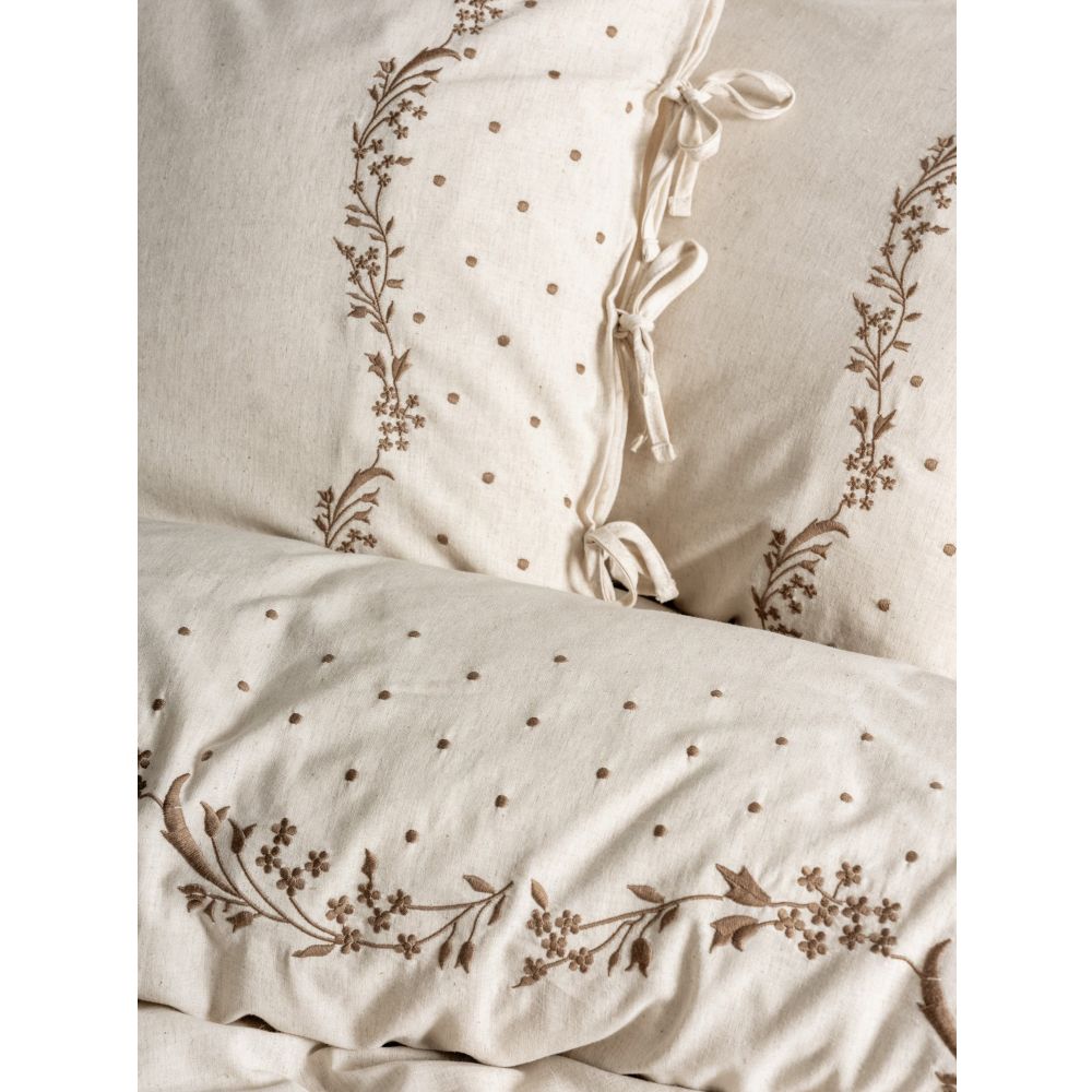 Pelias Beige & Brown Set Pokrivača za Bračni Krevet slika 2