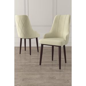Trex - Set stolica u krem i smeđoj boji (4 komada)