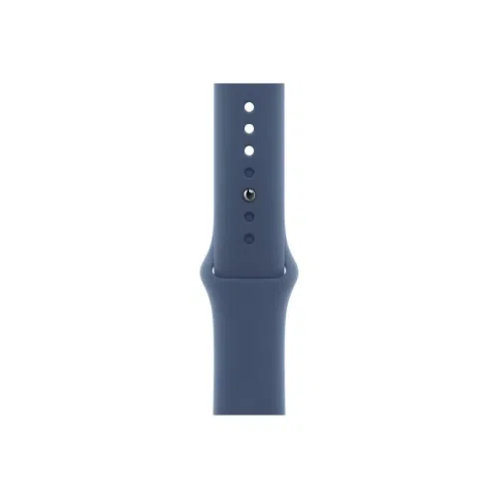 Apple Watch S10 GPS 42mm Srebrna Aluminijska Kućište s Denim Sport Remenom - S/M slika 3