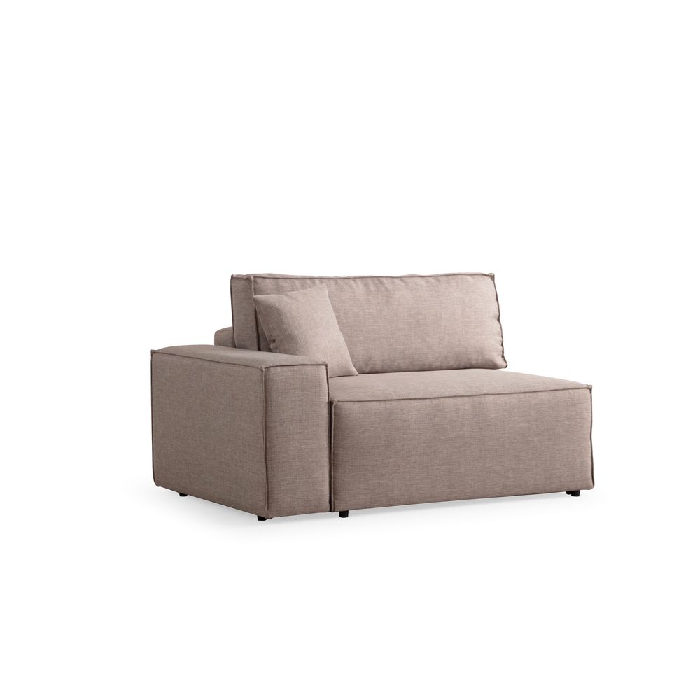 Pırlo Kutni Sofa na Razvlačenje - Smeđa slika 9