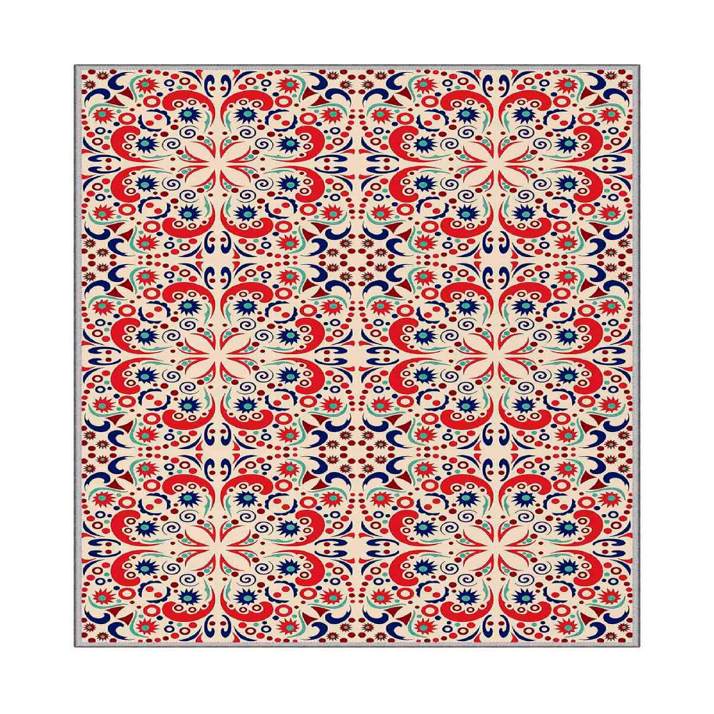 WOOKECE658 Višebojni Tepih (120 x 180 cm) slika 4