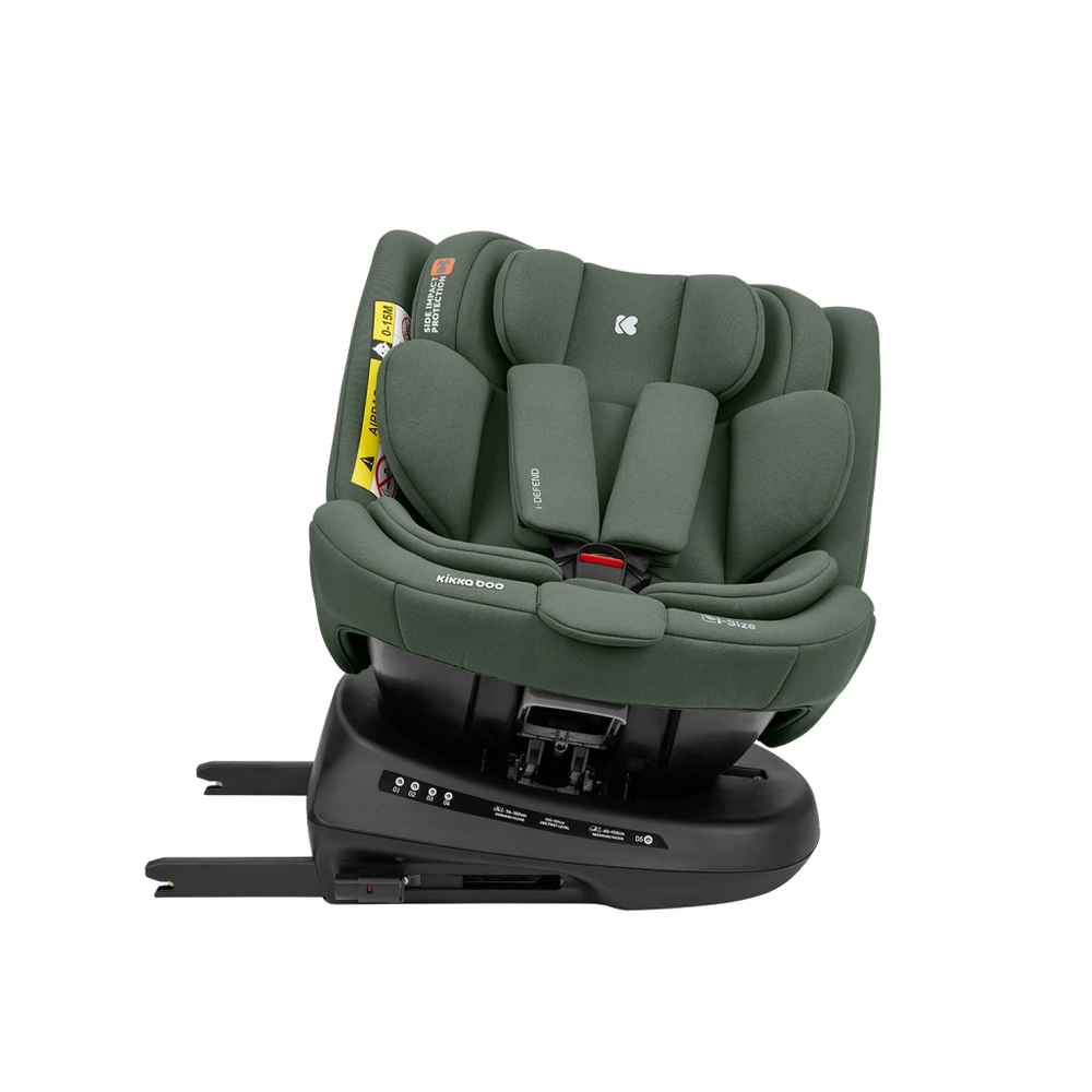 Kikka Boo Rotirajuća autosjedalica i-Defend 40-150cm i-Size Isofix, Army Green slika 8