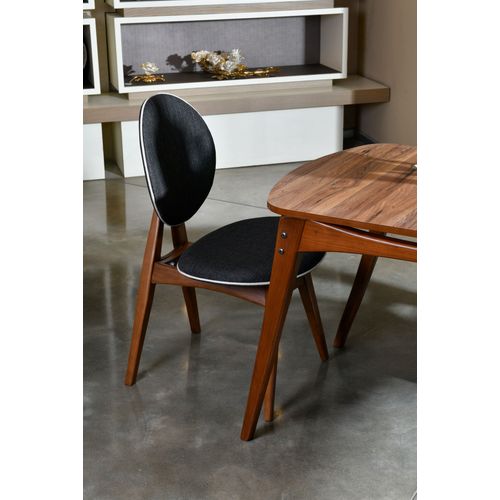 Woody Fashion Set stola i stolica (5 komada), Touch Wooden - Anthracite slika 7