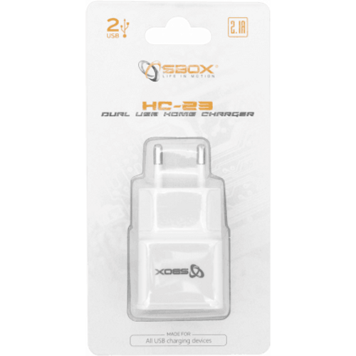 S BOX HC 23, 2.1A, Home USB Charger slika 4