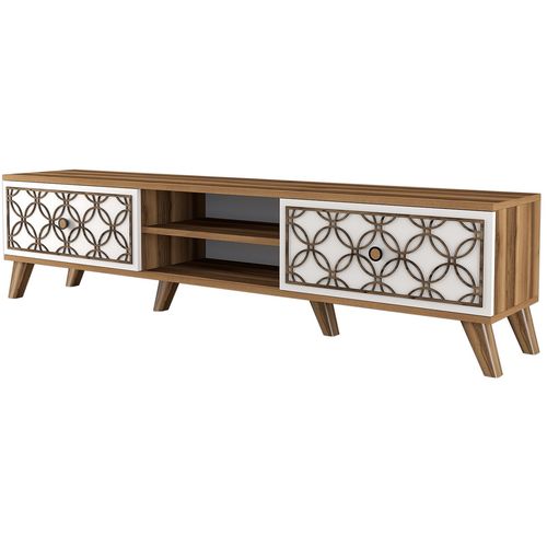 Class - Walnut, White Walnut
White TV Stand slika 4