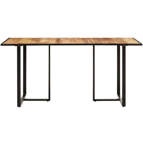 Blagovaonski stol 200 cm od grubog drva manga slika 19