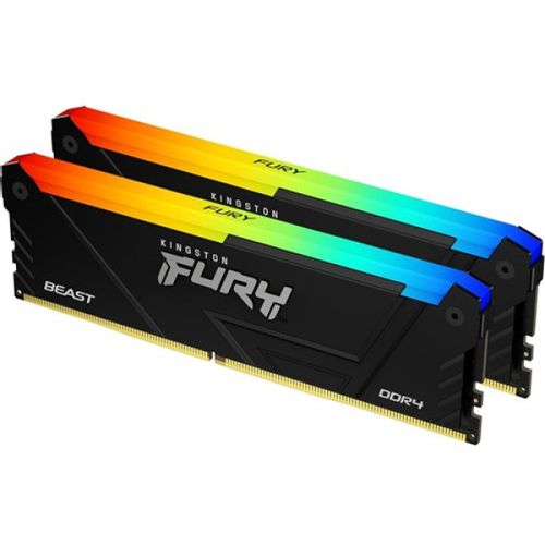 RAM DDR4 32GB (2x16GB) 3200MHz Kingston FURY BEAST RGB KF432C16BB2AK2/32 slika 1