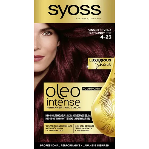 Syoss Oleo Intense Farba za kosu 4-23 Burgundy Red  slika 1