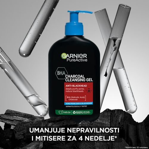 Garnier Pure Active Charcoal gel za čišćenje protiv mitesera 250ml slika 4