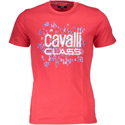 CAVALLI CLASS T-SHIRT SHORT SLEEVE MAN RED slika 1