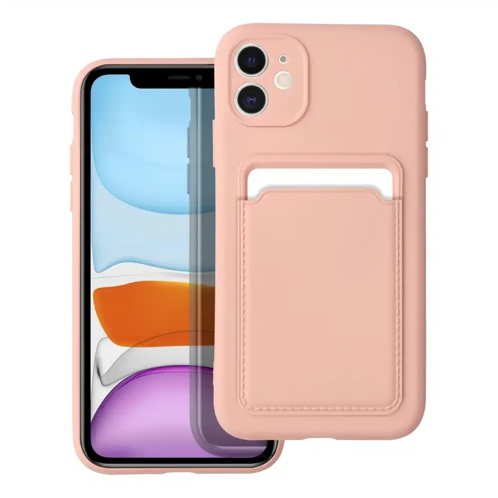 Card Case Silikonska torbica sa držačem kartica za iPhone 11 slika 7