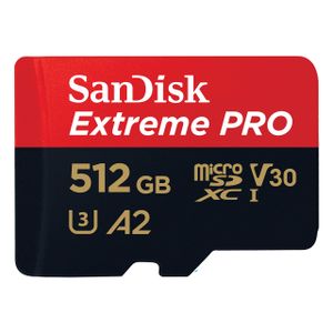 SanDisk Extreme PRO microSDXC 512GB + SD adapter - brzina do 200MB/s