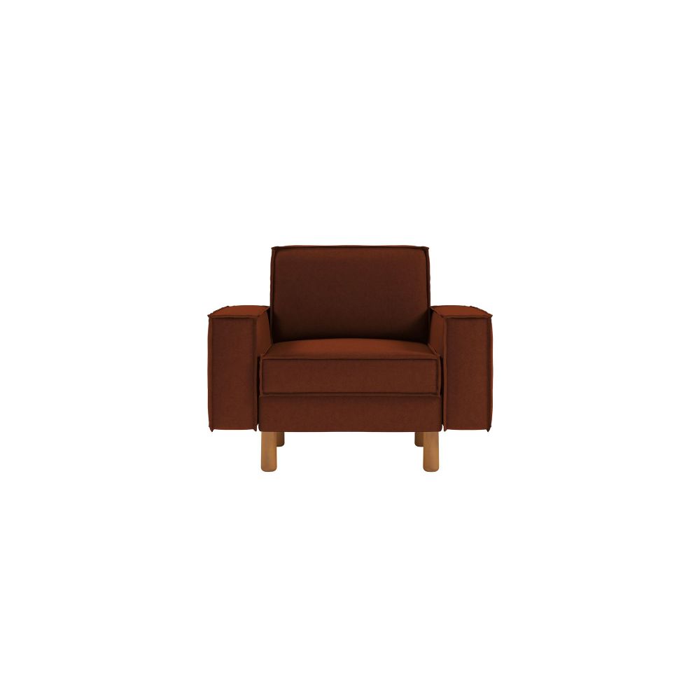Sofa za Jednu Osobu Sparrow 1 - Boje: Crvena Cigla i Orah slika 2