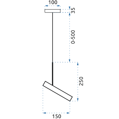 TOOLIGHT Stropna svjetiljak Crna APP608-1C slika 11