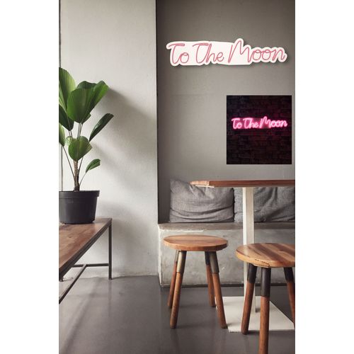 To the Moon - Pink Pink Decorative Plastic Led Lighting slika 4