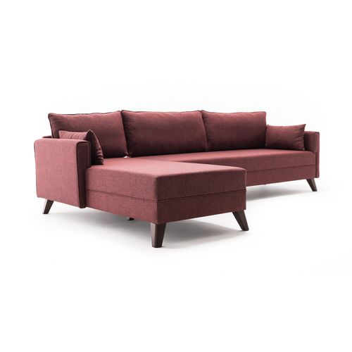 Atelier Del Sofa Kutna garnitura, Bordo crvena, Bella Corner Sofa Left 1 - Claret Red slika 5